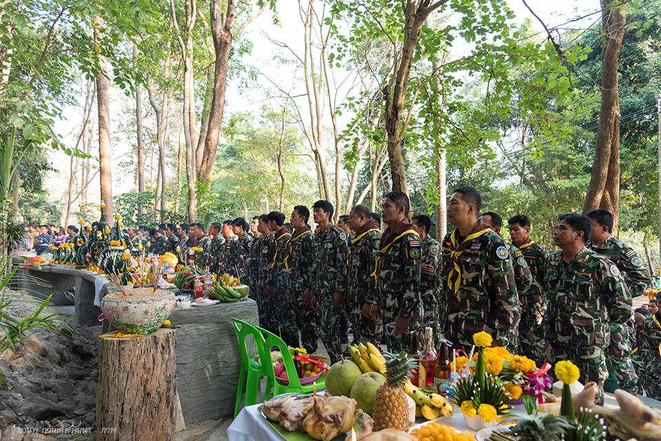 บวงสรวง เจ้าพ่อเขาใหญ่ 2561 เมื่อวันที่ 26 มกราคม 2561 ที่ผ่านมา เครดิตภาพ: มานพ กวินเลิศวัฒนา